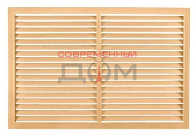 Решетка радиаторная ПВХ дуб (0,6 х 1,2 м)